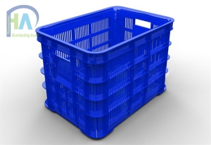Thùng nhựa rỗng (sóng nhựa hở) HS012