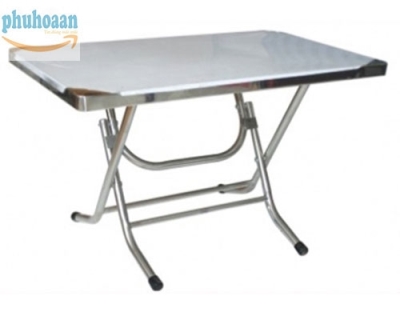 Bàn inox QP 60 x 100 chân thấp Phú Hòa An