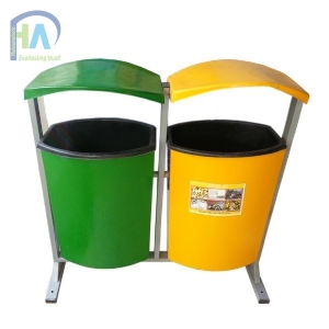 Thùng rác nhựa treo đôi 80 L