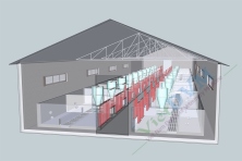 Mô hình trại chăn nuôi heo thịt công nghiệp