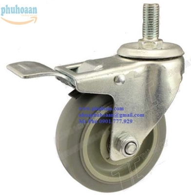 Bánh xe BHQ 100 xám vít khóa