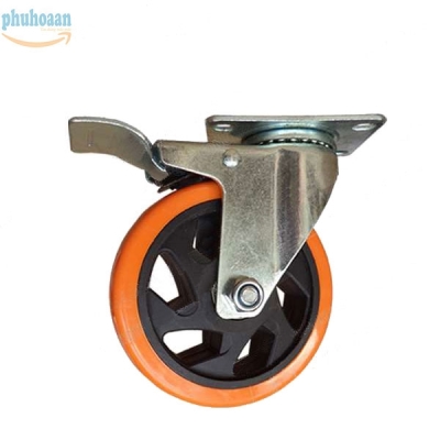 Bánh xe BHQ125 vàng khóa 2