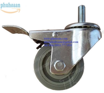 Bánh xe BHQ75 xám vít khóa