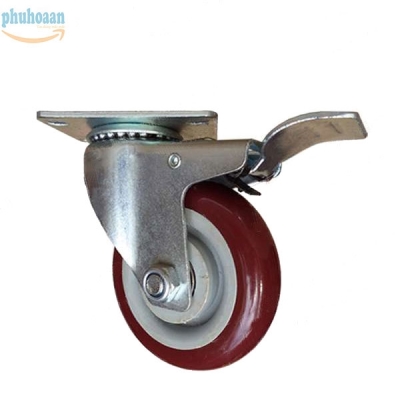 Bánh xe BIA75 nâu khóa 2