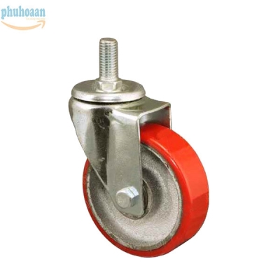 Bánh xe BIG100 PU ngang vít 