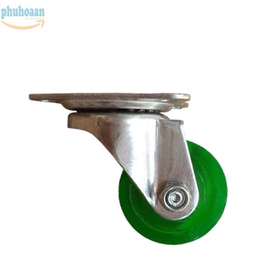 Bánh xe BN50 PU xanh quay