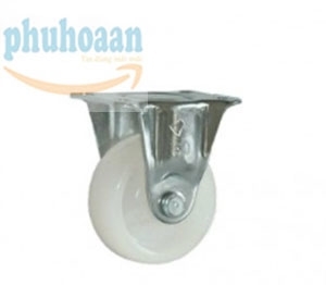 Bánh xe cố định trắng