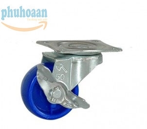 Bánh xe đế xanh có khoá