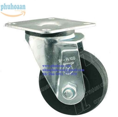 Bánh xe DPL100 cao su quay