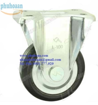 Bánh xe FSL100 cao su tĩnh