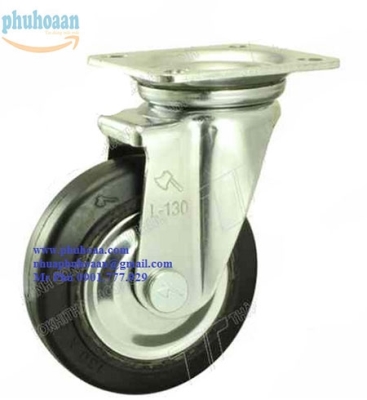 Bánh xe FSL130 cao su quay