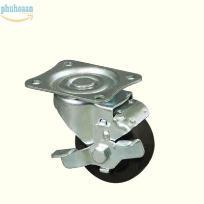 Bánh xe HB50 cao su khóa