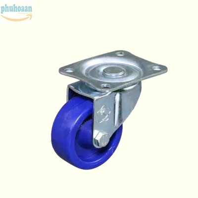 Bánh xe HB50 PU nhựa xanh quay