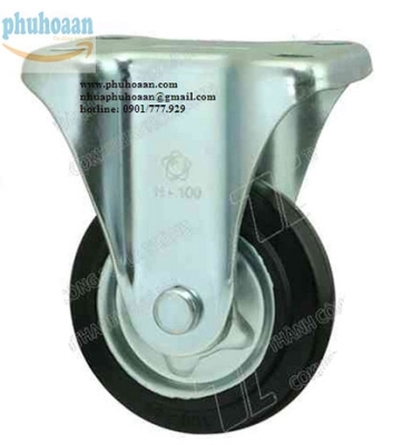 Bánh xe HBN100 cao su tĩnh