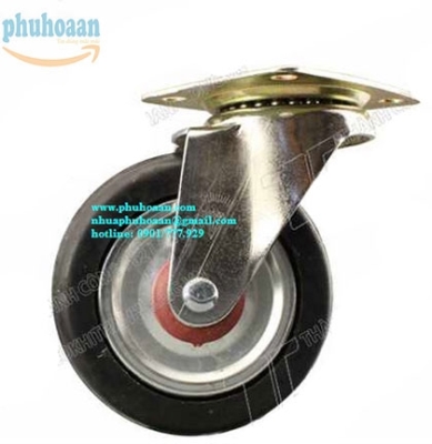 Bánh xe LK100 đen quay