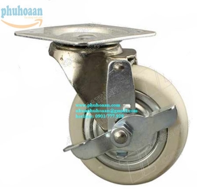 Bánh xe LK100 xám khóa