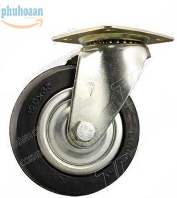 Bánh xe LK120 đen quay