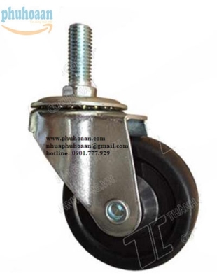 Bánh xe TQR 65 cao su vít