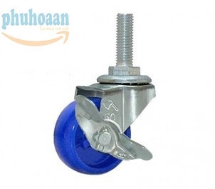 Bánh xe vít xanh có khoá