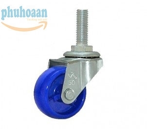 Bánh xe vít xanh không khoá