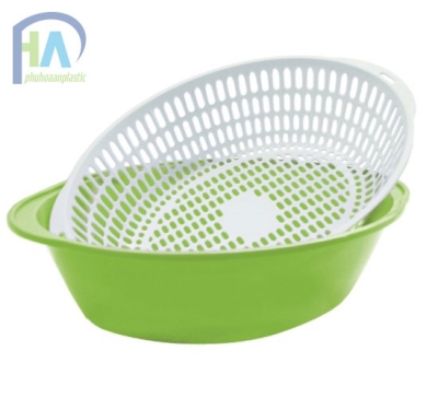 Bộ thau rổ nhựa DDT