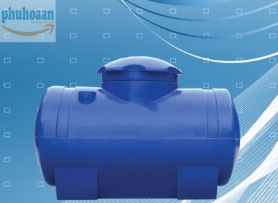 Bồn nhựa nằm 250 lít TH chất lượng cao Phú Hòa An 