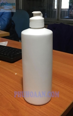 Chai nhựa tròn 500ml kiểu 1