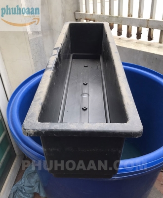 Chậu nhựa trồng rau hình chữ nhật