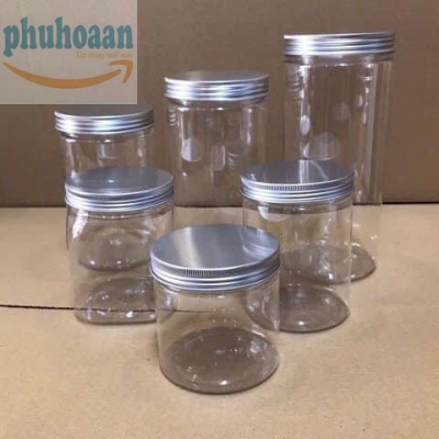 Hũ nhựa PET nắp nhôm nắp nhựa