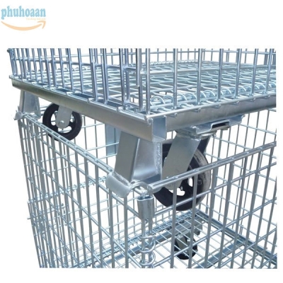 Lồng thép mạ kẽm xếp chồng