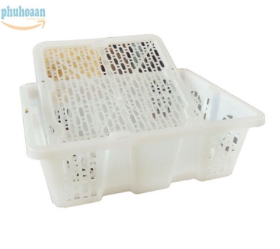 Rổ nhãn thái 7 kg màu trắng