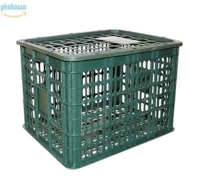 Rổ nhựa đựng trái cây màu xanh MT