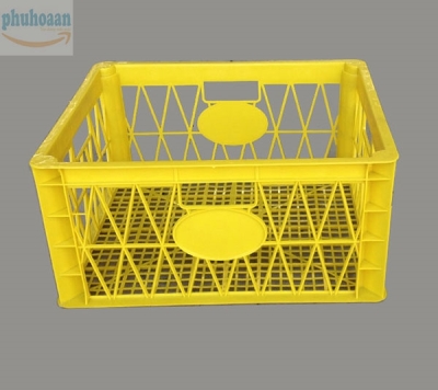 Rổ nhựa trái cây vàng MT