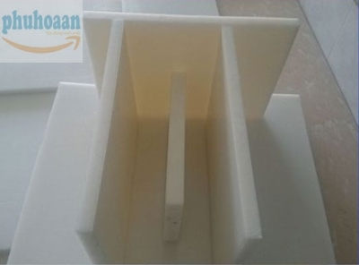 Thớt nhựa PE trắng 600x400x20 mm NTT