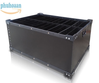 Thùng nhựa Danpla chống tĩnh điện có vách ngăn