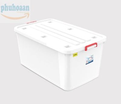 Thùng vuông 220 lít có nắp
