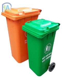 Thùng rác nhựa TR 240 L nắp kín cao