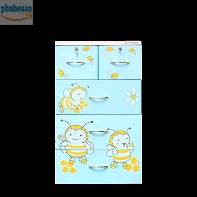 Tủ nhựa Hita họa tiết ong xanh HT Phú Hòa An
