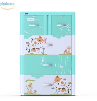 Tủ nhựa TABI size L xanh dương DT 