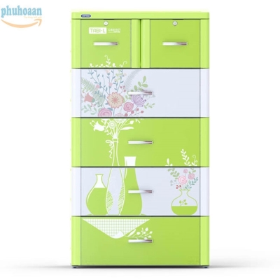 Tủ nhựa BITA size L xanh lá cây DT
