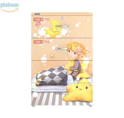Tủ nhựa TABI size S màu da cam DT